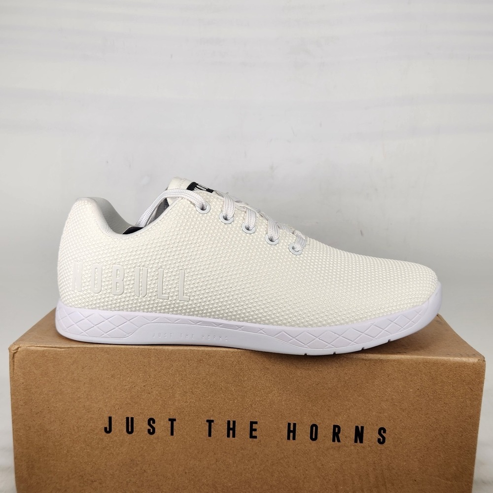 NOBULL Outwork Training Shoes Women Size 10 White SuperFabric Cross Trainers